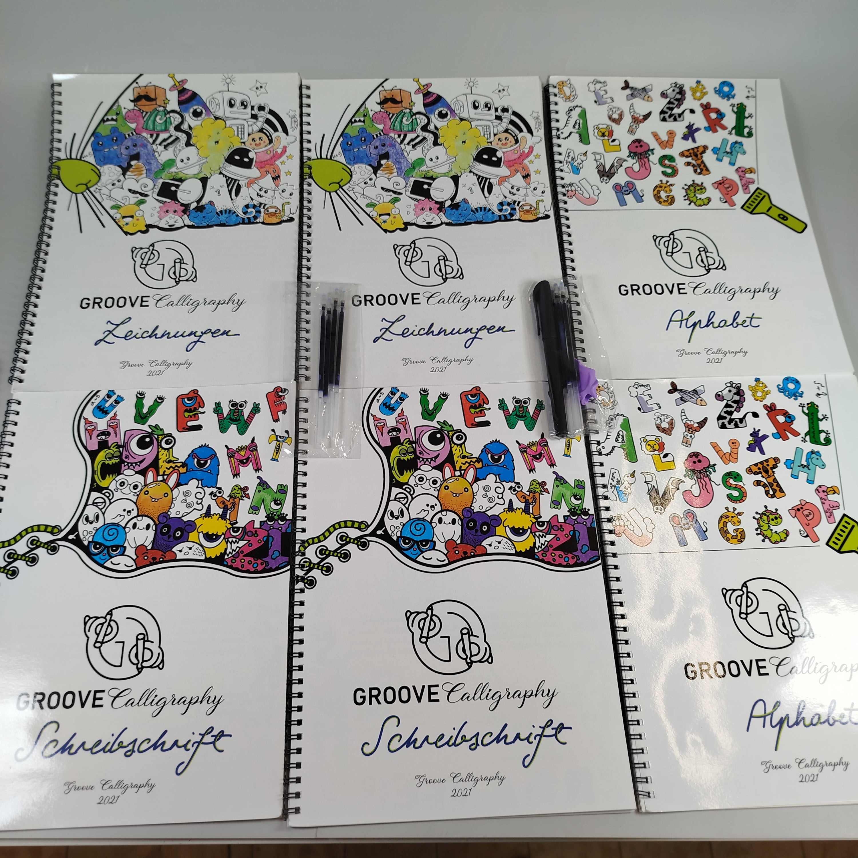 Groove Calligraphy Übungsbuch-Set